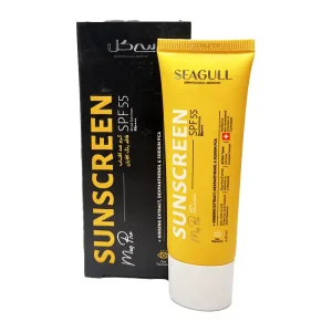 کرم ضد آفتاب فاقد رنگ SPF55 آقایان سی گل