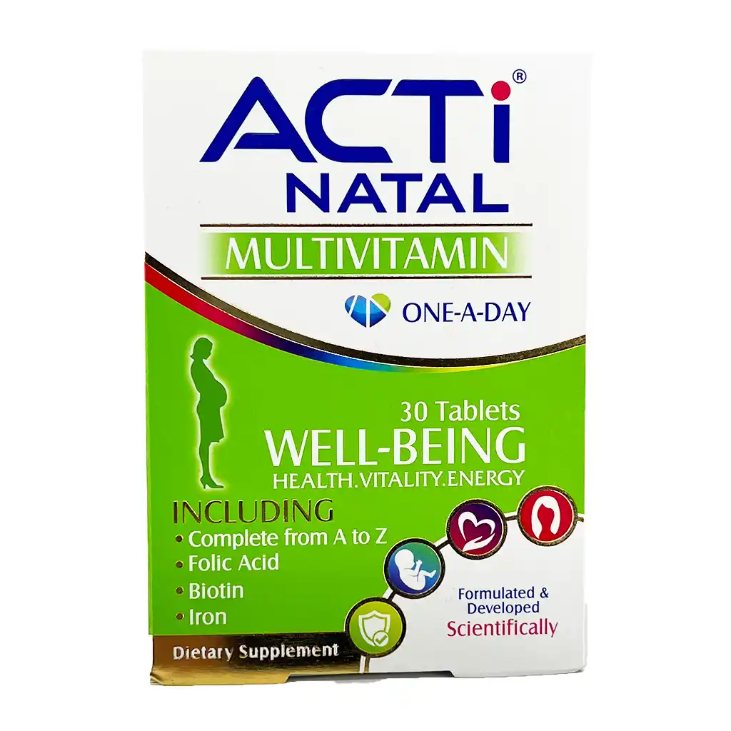 قرص مولتی ویتامین اکتی ناتال لیبرتی سوئیس | مکمل ویژه دوران بارداری