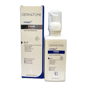 فوم شوینده، پاک‌کننده و مرطوب‌کننده هیدرکس درماتوم | مناسب پوست نرمال تا خشک و حساس