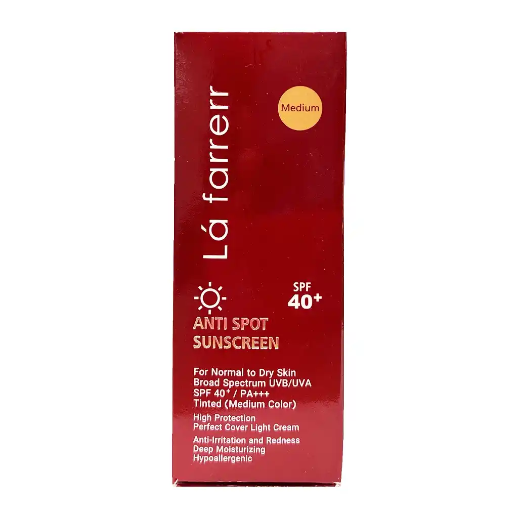 کرم ضد آفتاب و ضد لک رنگی لافارر